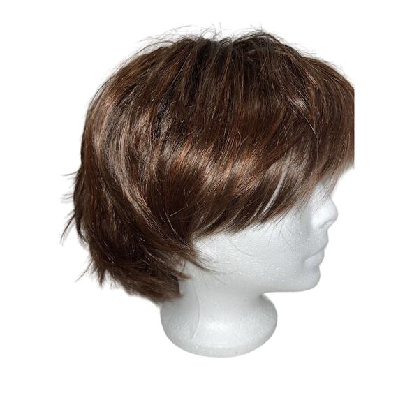 ARIA Wig by TRESSALLURE, Sheer Plum Basic Cool Comfort Cap Chic and Messy 3 - Picture 12 of 12